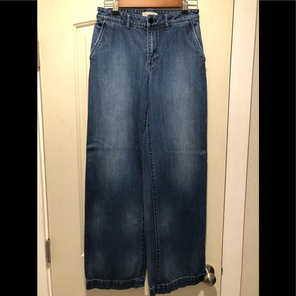 Madewell “Emmett” Wide Leg Jeans (27)